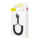 Кабель Baseus Fish Eye Spring Data USB-A to Lightning 1m Black (CALSR-01) - изображение 6