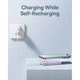 Портативное зарядное устройство Baseus Magnetic Mini 20W | 7.5W 5000mAh Purple with USB-C to USB-C Cable with MagSafe (P10022107513-00) - изображение 8