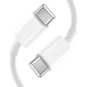 Мережевий зарядний пристрій Tech-Protect 20W 2xUSB-C with USB-C to USB-C Cable 1m White (9319456607291) - зображення 5