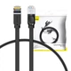 Сетевой кабель Baseus High Speed (Flat) Ethernet RJ45 Cat.6 1000Mb/s 1m Black (PCWL-B01) - изображение 9