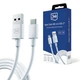 Кабель 3mk Hyper Cable USB-A to USB-C 5A 60W 1.2m White (5903108527262) - изображение 1