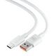 Кабель 3mk Hyper Cable USB-A to USB-C 5A 60W 1.2m White (5903108527262) - изображение 2