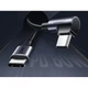 Кабель Ugreen USB Type-C to USB Type-C 60W 20V 3A 2m Black Gray (UGR1127BLK) - изображение 2