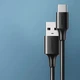 Кабель Ugreen Quick Charge USB-A to USB Type-C 3A 0.25m Black (6957303861149) - изображение 2