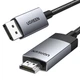 Кабель Ugreen DP119 HDMI to Display Port 4K 2m Grey (15774-ugreen) - зображення 1