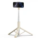 Универсальный штатив Tech-Protect Bluetooth Selfie Stick Tripod Beige (5906302330874) - изображение 5