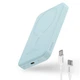 Портативное зарядное устройство Baseus Magnetic Mini 20W | 7.5W 5000mAh Blue with USB-C to USB-C Cable with MagSafe (P10022107313-00) - изображение 2