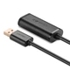Кабель Ugreen Extension Cable USB 2.0 480 Mbps 5m Black (6957303813193) - изображение 3