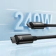 Кабель Baseus Tungsten Gold USB-C to USB-C QC PD 3.1 480Mb/s 240W 1 m Black (CAWJ040001) - изображение 9
