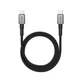 Кабель Tech-Protect Ultraboost DNA MagTwist USB-C to USB-C PD 100W 1m Iron Grey (5906302331864) - изображение 2
