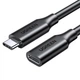 Кабель-подовжувач Ugreen USB-C (Male) to USB-C (Female) 10Gb/s 100W 1m Black (6957303813872) - зображення 1