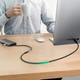 Кабель-подовжувач Ugreen USB-C (Male) to USB-C (Female) 10Gb/s 100W 1m Black (6957303813872) - зображення 3