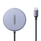 Бездротовий зарядний пристрій Ugreen W703 Magnetic 15W with Cable 1.5 m Grey with MagSafe (6941876252060) - зображення 2