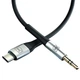 Кабель 3mk AUX USB-C to Jack 3.5 mm 1m Black (5903108528788) - изображение 7