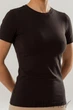 Футболка безшовна облягаюча GIULIA T-Shirt S/M Шоколад - зображення 3