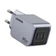 Сетевое зарядное устройство Ugreen Nexode Pro 45W 2x USB-C Grey (6941876230082) - изображение 3