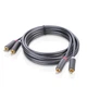 Кабель Ugreen 2x RCA/2x Cinch 5m Gray (UGR457BLK) - зображення 3