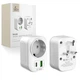 Адаптер Tech-Protect Travel Adapter TA100 UK to EU White (5906302368525) - изображение 1