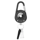 Брелок Tech-Protect Sidelock Carabiner Keychain для AirTag 2/1 Black (5906302333332) - изображение 2