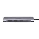USB-хаб Ugreen CM195 5-in-1 USB-C to 2xUSB-A/HDMI/SD/TF PD Silver (15214) - изображение 3
