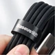 Кабель Baseus Tungsten 3-in-1 USB-A to USB-C/Lightning/Micro-USB 1.5m Black (CAMLTWJ-01) - изображение 13