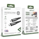 Кабель Acefast PD USB-С to USB-С 48W 1m Silver Black (C1-09) - зображення 2