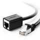 Кабель-удлинитель Ugreen Ethernet RJ45 (Male) to RJ45 (Female) 1000Mbps 0.5m Black (6957303882786) - изображение 3