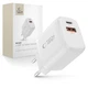 Мережевий зарядний пристрій Tech-Protect NCA20 QC/PD 20W USB-C | USB-A White (5906302319077) - зображення 1