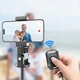 Универсальный штатив Tech-Protect L03S Bluetooth Selfie Stick Tripod White (5906203691180) - изображение 7