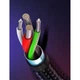 Кабель Ugreen 2-in-1 USB-A/micro USB/USB Type-C 2.4A 1m Black (UGR243BLKGRY) - зображення 6