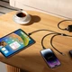 Кабель Baseus StarSpeed 3-in-1 USB-A to USB-C/Lightning/microUSB 1.2 m Black (CAXS000001) - изображение 3