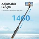 Универсальный штатив Tech-Protect Bluetooth Selfie Stick Tripod Black (5906302330867) - изображение 6