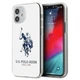 Чохол U.S. Polo Assn Shiny Big Logo для iPhone 12 mini White (USHCP12STPUHRWH) - зображення 1
