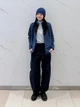 Толстовка на флисе на молнии мужская Uniqlo 733061348 2XL Синяя (1159855919) - изображение 5