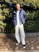 Толстовка на флисе на молнии мужская Uniqlo 733061348 2XL Синяя (1159855919) - изображение 7