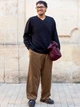 Брюки мужские Uniqlo 707849663 XL Коричневые (1159855971) - изображение 8