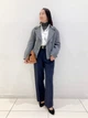 Пальто осеннее короткое женское Uniqlo 65767768 L Серое (1159855997) - изображение 10