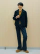 Пальто осеннее короткое женское Uniqlo 599644222 L Синее (1159855893) - изображение 10