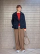 Пальто осеннее короткое женское Uniqlo 599644222 L Синее (1159855893) - изображение 19