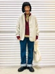 Рубашка хлопковая женская UNIQLO 657777253 2XL Бежевая (1159854243) - изображение 2
