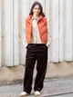 Рубашка хлопковая женская Uniqlo 657777253 XL Бежевая (1159855871) - изображение 3