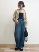 Рубашка хлопковая женская Uniqlo 657777253 XL Бежевая (1159855871) - изображение 10
