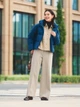 Рубашка хлопковая женская Uniqlo 657777253 XL Бежевая (1159855871) - изображение 11