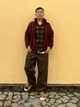 Толстовка на флисе на молнии мужская Uniqlo 663848946 2XL Бордовая (1159855932) - изображение 5
