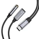 Адаптер Tech-Protect USB-C to USB-C/mini jack 3.5mm 60W 6A Black (9319456607383) - изображение 1