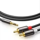 Кабель Ugreen Mini Jack 3.5mm to 2x RCA 5m Black (6957303807093) - зображення 2