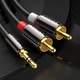 Кабель Ugreen Mini Jack 3.5mm to 2x RCA 5m Black (6957303807093) - зображення 8