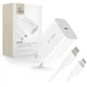 Мережевий зарядний пристрій Tech-Protect NC20W PD 20W USB-C with USB-C to Lightning Cable 1 m White (5906302362899) - зображення 1