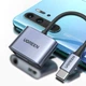 Адаптер Ugreen Audio Adapter USB Type-C to USB Type-C PD QC with Mini Jack 3.5mm Gray (UGR1278GRY) - зображення 2