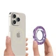 Кольцо-держатель Tech-Protect MMR200 Phone Ring Purple with MagSafe (5906302308439) - изображение 3